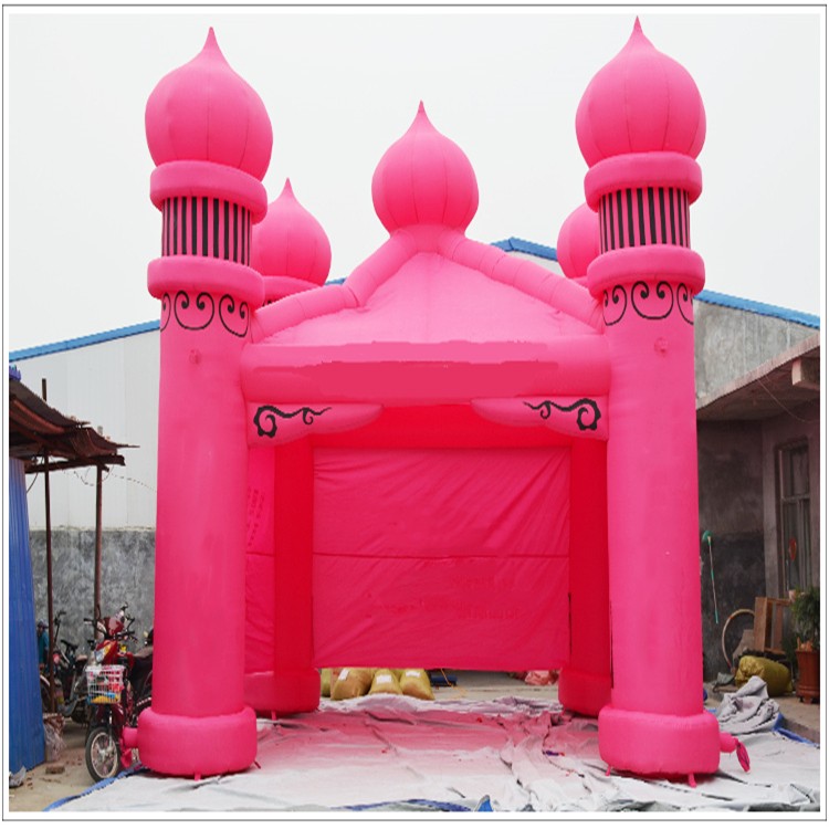 大观粉色帐篷